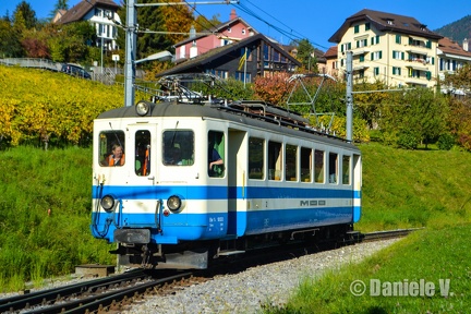 Be 4/4 1003 à Saint-Légier Gare