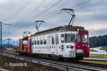 BDe 4/4 141 + Te 4/4 14