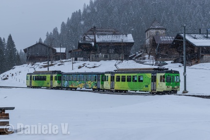BDe 4/4 402 + Ars 421 + BDe 4/4 401