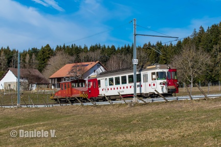 BDe 4/4 141 + Te 4/4 14